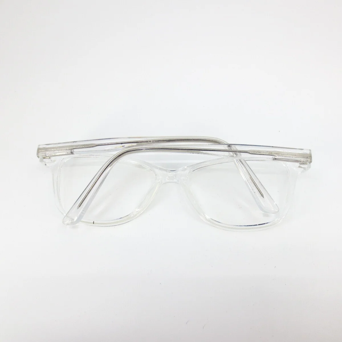 WP 20211 CR Crystal Clear Womens Rectangular Round Eyeglasses 56-16-140 2